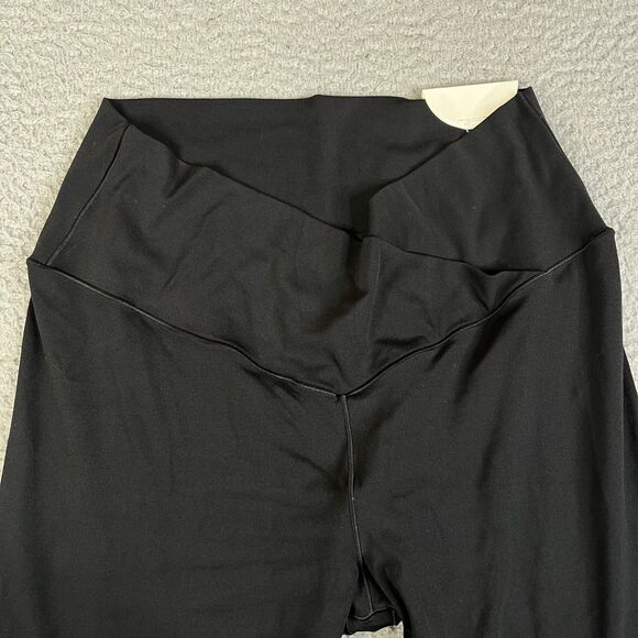 Offline Aerie Super Flare Leggings Womens XL Black High Rise  Fold Over 26 x 33 - Picture 3 of 12